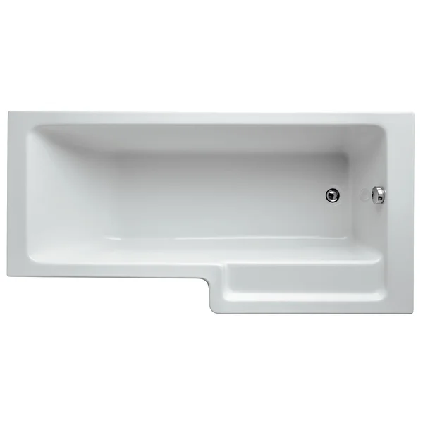 Alternate image of Ideal Standard Tempo Special Shaped Cube Shower Bath with Overflow - 1690 x 845mm