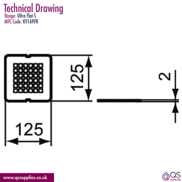 Technical drawing QS-V117283 / KV169FR