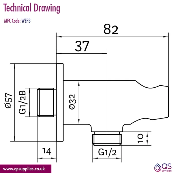 Technical drawing QS-V110700 / WEPB