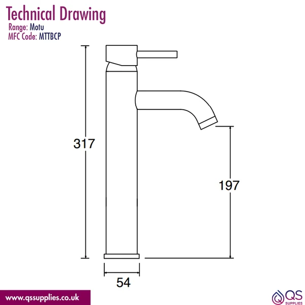 Technical drawing QS-V114274 / MTTBCP