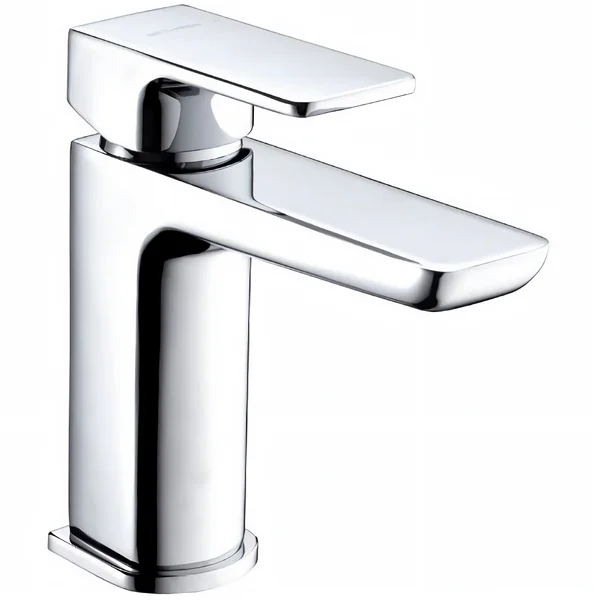 Methven Wai Basin Mixer Tap with Long Spout and Press Top Waste - Flat Handle - Deck Mounted