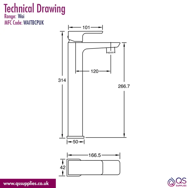 Technical drawing QS-V110702 / WAITBCPUK