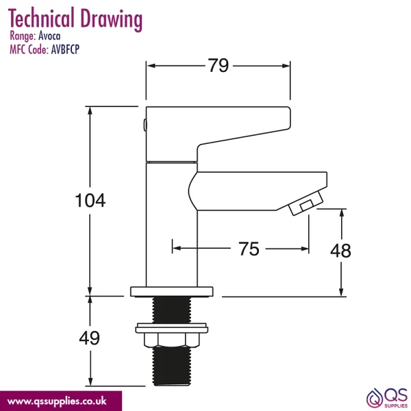 Technical drawing QS-V115215 / AVBTCP