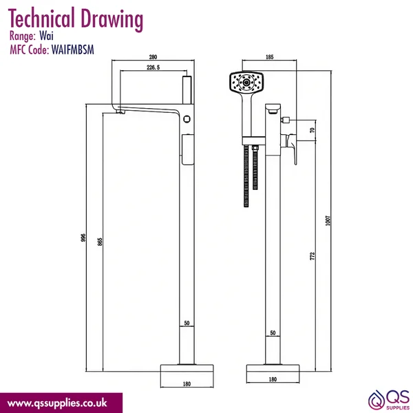 Technical drawing QS-V108602 / WAIFMBSM