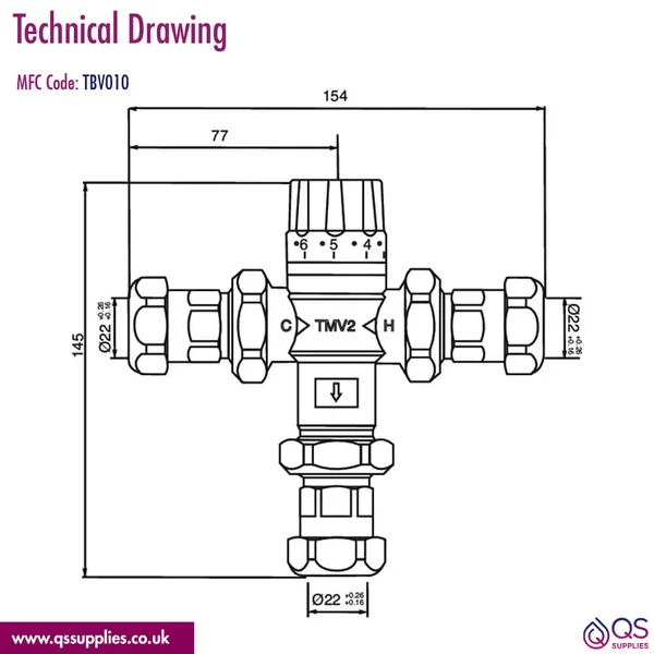 Technical drawing QS-V116741 / TBV010