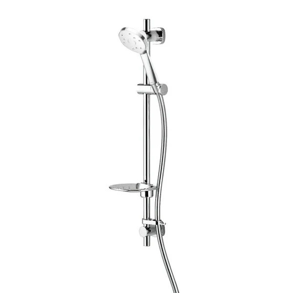 Methven Kiri MK2 Easy Fit Chrome Slide Rail Kit with Satinjet Handset