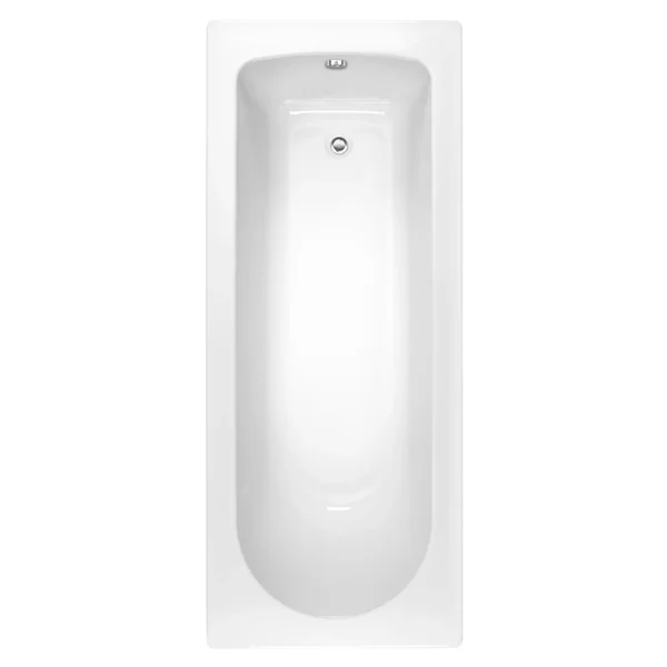 Kartell K-Vit Proton Single Ended White Acrylic Bath - Un-Drilled
