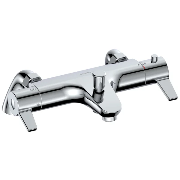 Alternate image of Methven Avoca Thermostatic Chrome Bath Filler Tap with Paddle Lever - Deck Mounted