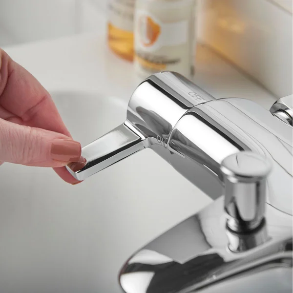 Alternate image of Methven Avoca Thermostatic Chrome Bath Filler Tap with Paddle Lever - Deck Mounted