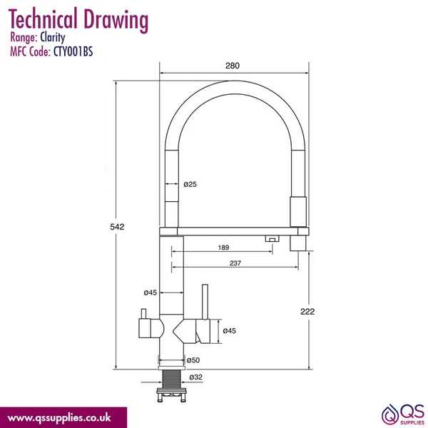 Technical drawing QS-V115226 / CTY001BS