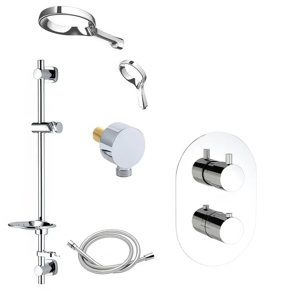 Methven Aio Aurajet 2 Outlet Concealed Thermostatic Shower Set