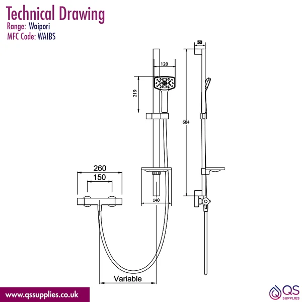 Technical drawing QS-V110708 / WAIBS