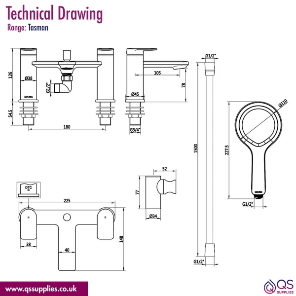 Technical drawing QS-V116747 / TMBSMCP