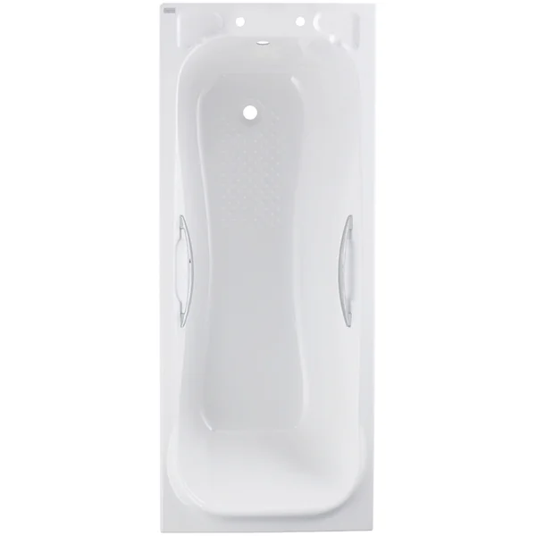 Additional image of Twyford Signature Single Ended White Bath With Grips - 4mm Acrylic - 1700 x 700mm