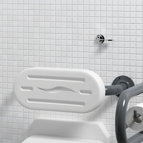 Alternate image of Twyford Avalon Backrest Support with Cushion For WC