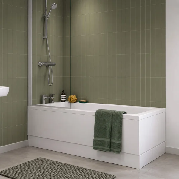Alternate image of Twyford Aspect White Designer Acrylic Single Ended 1700mm Bath