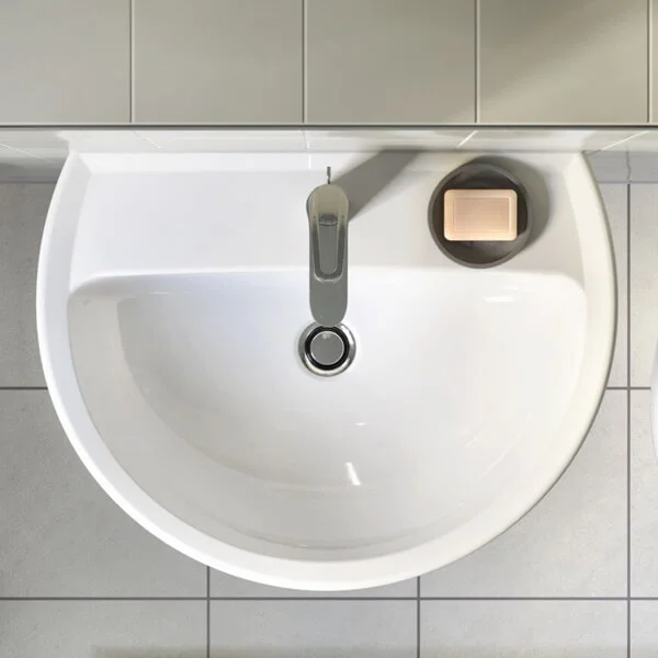 Alternate image of Twyford Alcona White Bathroom Sink