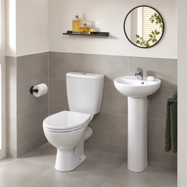 Alternate image of Twyford Alcona White 400mm Handrinse Basin