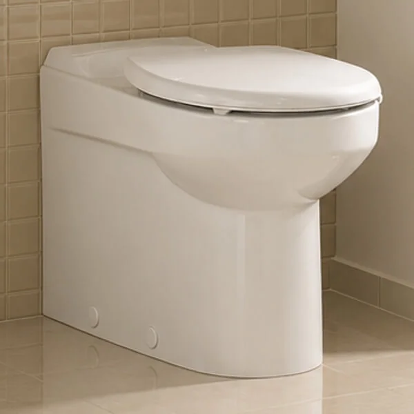 Alternate image of Twyford Avalon White Rimless Back To Wall WC Pan - 360 x 700mm