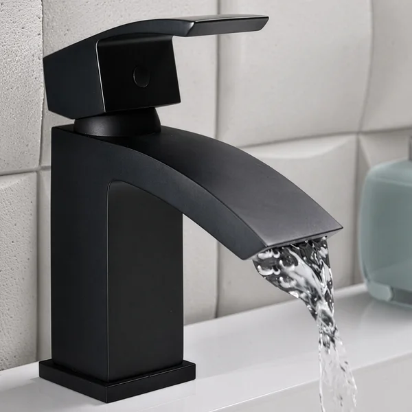 Alternate image of Joseph Miles Descent Waterfall Basin Mixer Tap - Push Button Waste