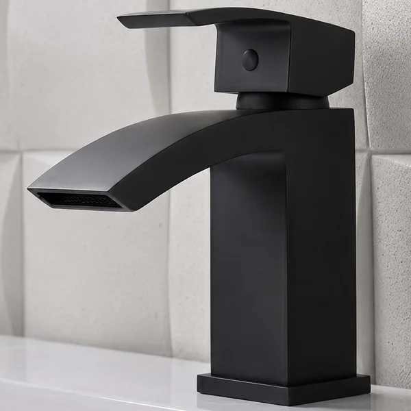 Alternate image of Joseph Miles Descent Waterfall Basin Mixer Tap - Push Button Waste