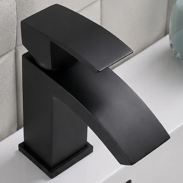 Alternate image of Joseph Miles Descent Waterfall Basin Mixer Tap - Push Button Waste