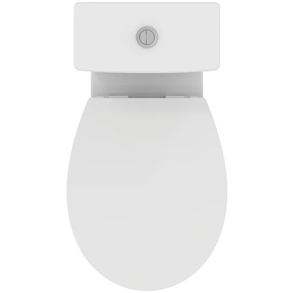 Additional image of Ideal Standard Eurovit Plus Close Coupled WC Pan with Cistern and Soft Close Seat - 365 x 660mm