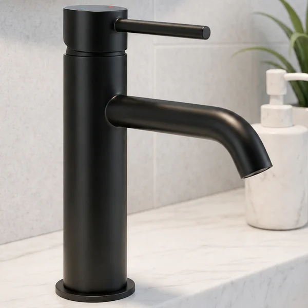 Alternate image of Joseph Miles HiLux Monobloc Basin Mixer Tap with Sprung Waste - Stick Handle - Deck Mounted