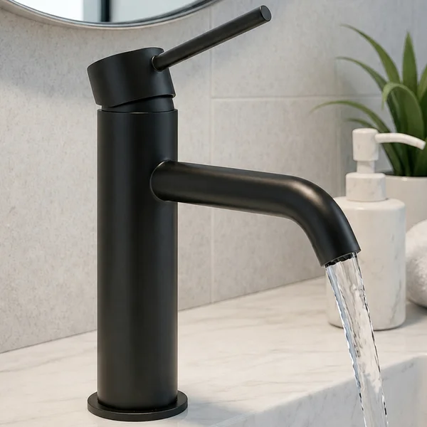 Alternate image of Joseph Miles HiLux Monobloc Basin Mixer Tap with Sprung Waste - Stick Handle - Deck Mounted