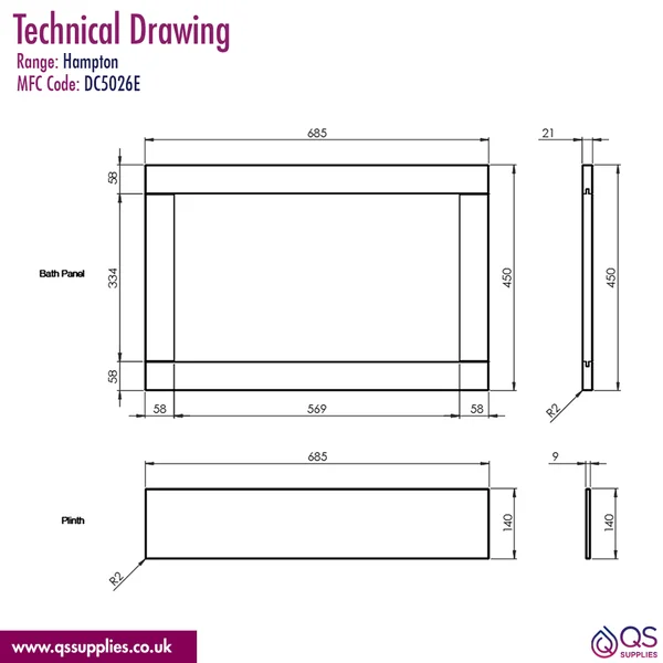 Technical drawing QS-V113379 / DC5026E