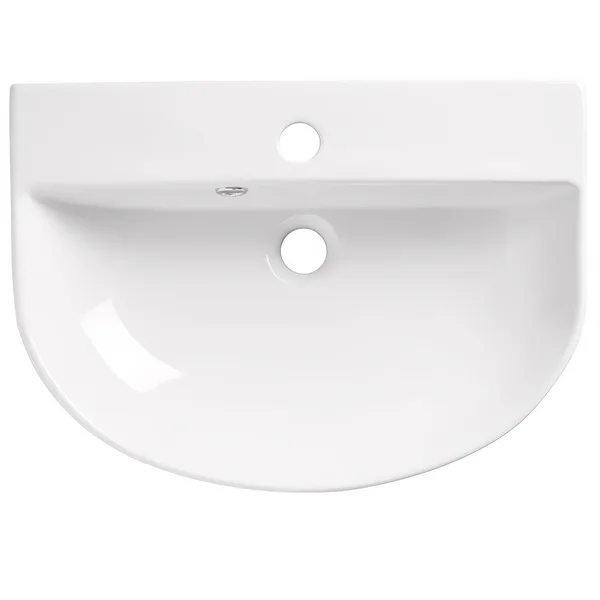 Roper Rhodes Elka Slim Depth White 1 Tap Hole Semi-Countertop Basin - 540 x 385mm