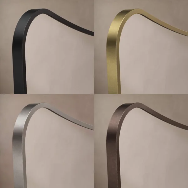Alternate image of Origins Living Delphine Curve Mirror - Stainless Steel Frame