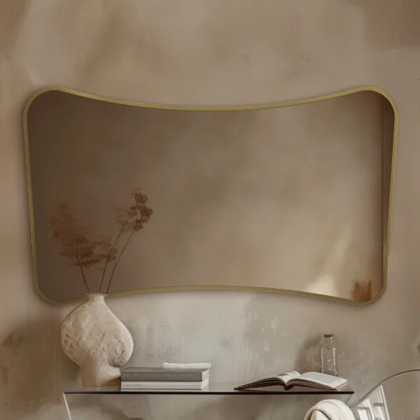 Alternate image of Origins Living Delphine Curve Mirror - Stainless Steel Frame