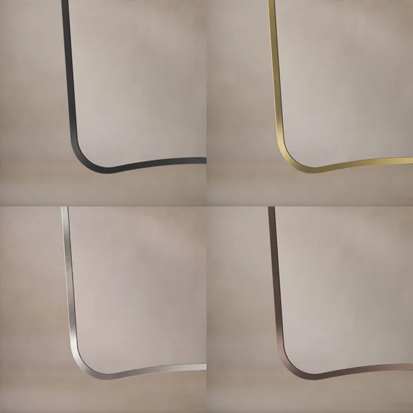 Alternate image of Origins Living Delphine Curve Mirror - Stainless Steel Frame