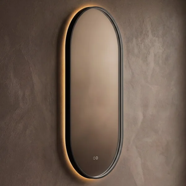 Additional image of Origins Living Kingsley Capsule Borderlit LED Mirror with Demister Pad - 500 x 1000mm