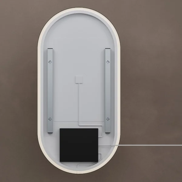 Alternate image of Origins Living Kingsley Capsule Borderlit LED Mirror with Demister Pad - 500 x 1000mm