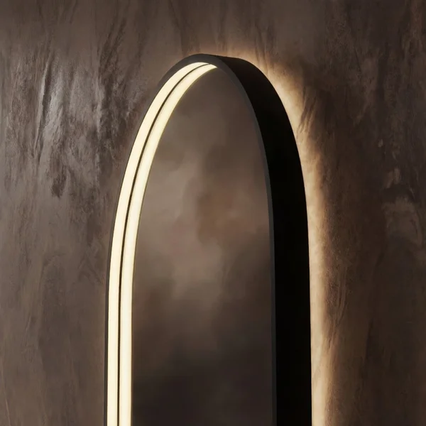 Alternate image of Origins Living Kingsley Capsule Borderlit LED Mirror with Demister Pad - 500 x 1000mm