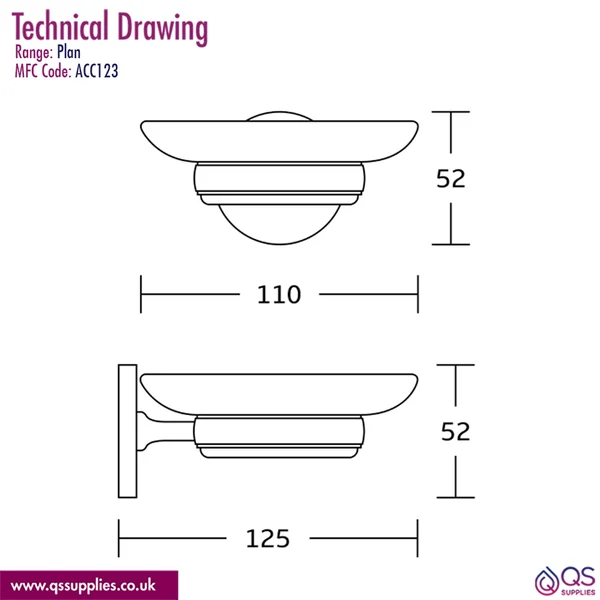 Technical drawing QS-V117298 / ACC123