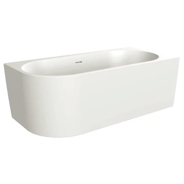 Alternate image of Tavistock Cadence Double Ended White Back To Wall Bath - Asymmetric Corner
