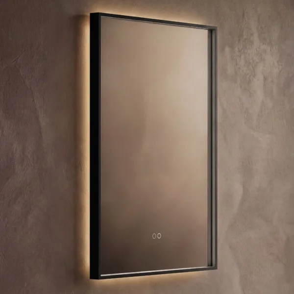 Origins Living Kingsley Rectangular Borderlit LED Mirror with Demister Pad - 600 x 800mm