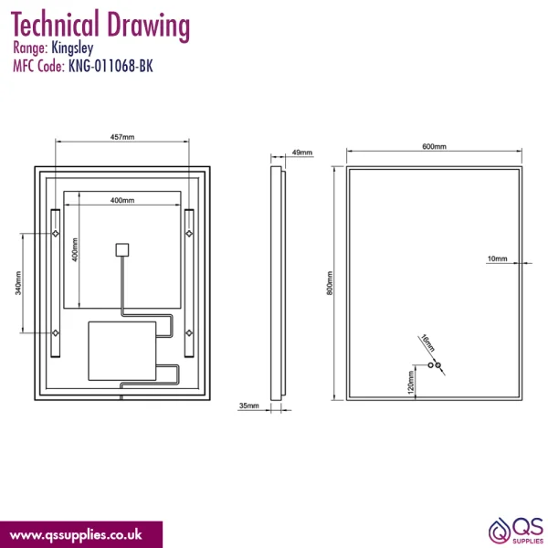 Technical drawing QS-V115234 / KNG-011068-BK