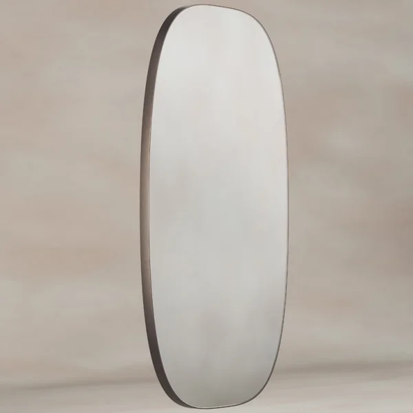 Alternate image of Origins Living Oslo Barrel Mirror - Stainless Steel Frame - 450 x 800mm