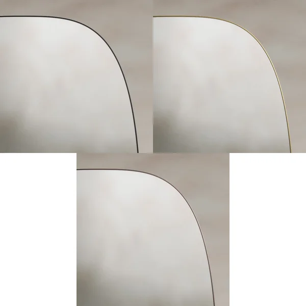 Alternate image of Origins Living Oslo Barrel Mirror - Stainless Steel Frame - 450 x 800mm