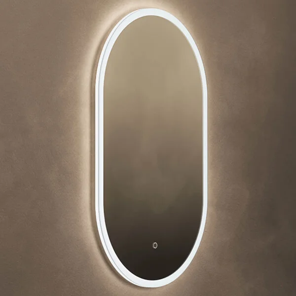 Origins Living Celo Capsule LED Frontlit Mirror with Demister Pad - 500 x 800mm