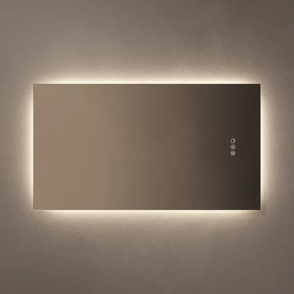 Alternate image of Origins Living Claris Rectangular LED Backlit Mirror with Demister Pad