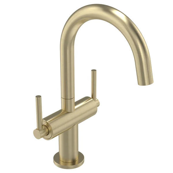 Alternate image of Tavistock Cohort Contemporary Basin Mixer Tap with Click Waste - Deck Mounted