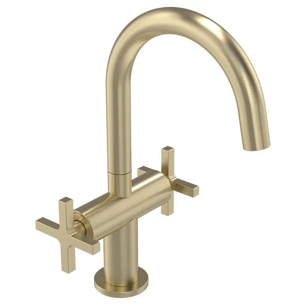 Additional image of Tavistock Cohort Contemporary Basin Mixer Tap with Click Waste - Deck Mounted