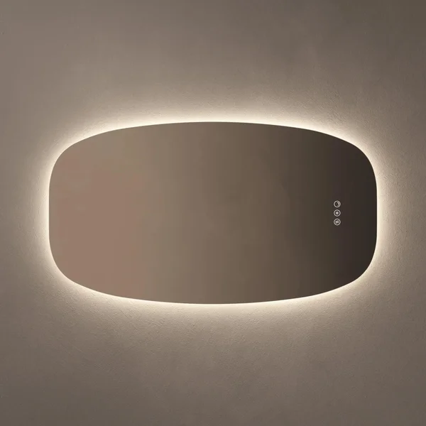 Alternate image of Origins Living Claris Barrel LED Backlit Mirror with Demister Pad - 500 x 900mm