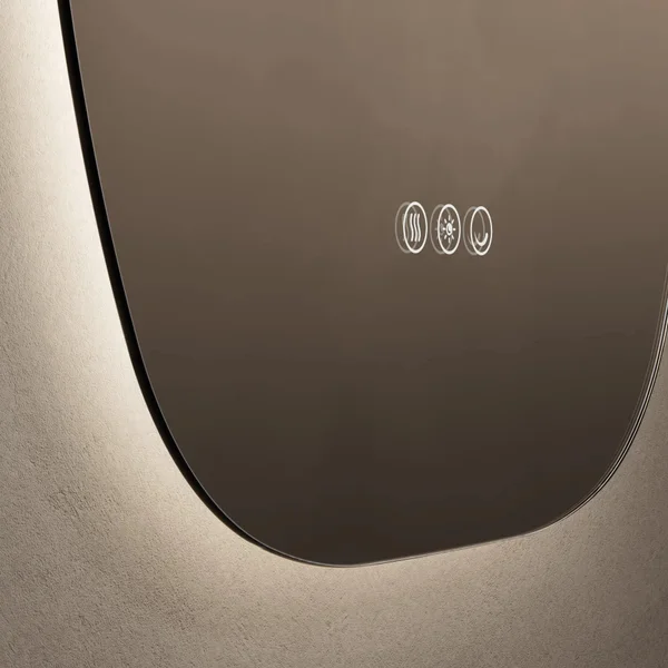 Alternate image of Origins Living Claris Barrel LED Backlit Mirror with Demister Pad - 500 x 900mm