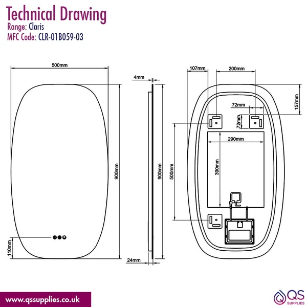 Technical drawing QS-V115247 / CLR-01B059-03